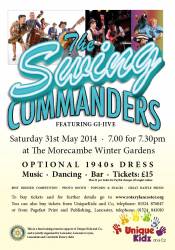 Swing Commanders Charity Concert Poster